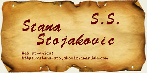 Stana Stojaković vizit kartica